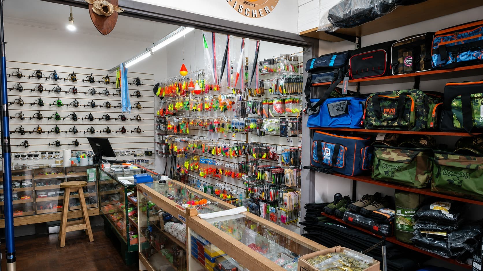Local de PG Pesca — artículos de pesca